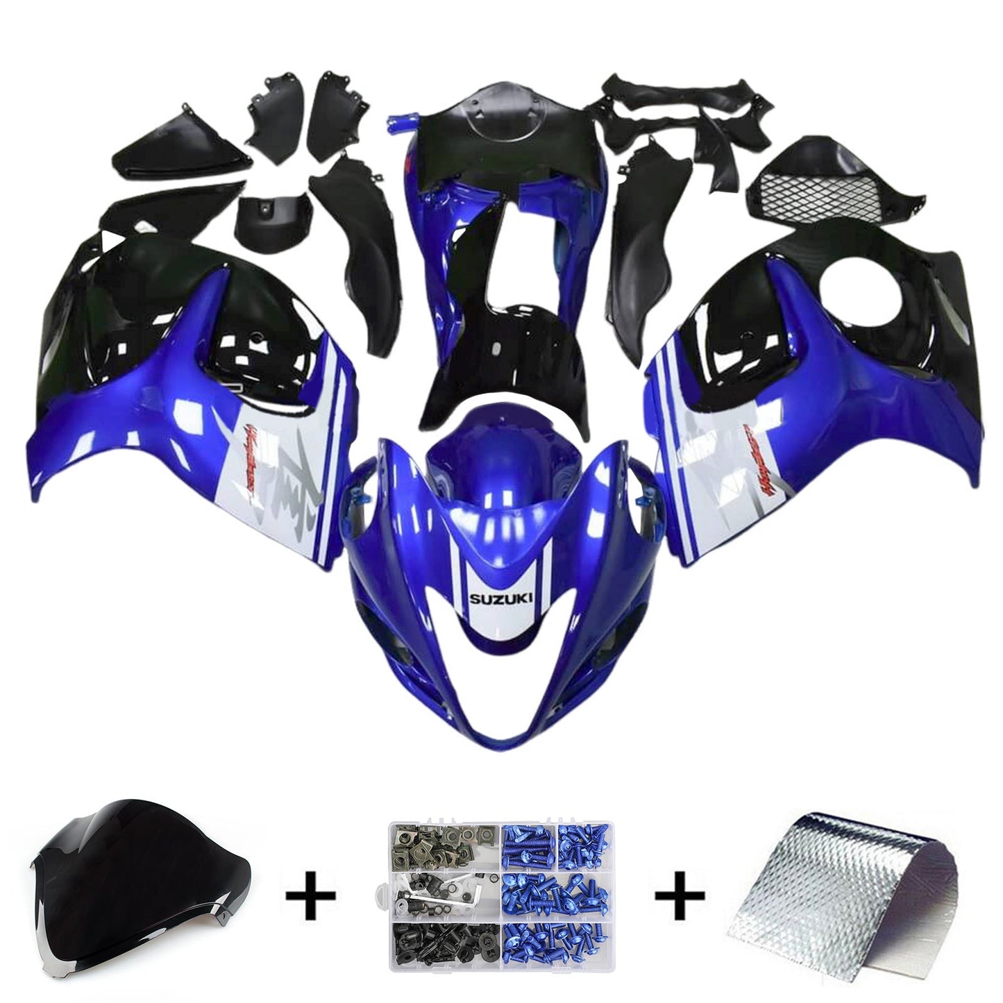 Kit carena iniezione Suzuki Hayabusa GSX1300R 2008-2020 Carrozzeria in plastica ABS