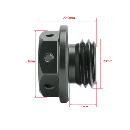 Tappo olio CNC Honda Super Cub 125 C125 TRAIL 125 CT125 2019-2023 M20x2.5