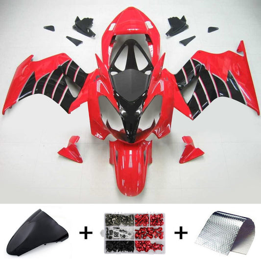 Amotopart 2002-2012 Honda VFR800 Red & Black Wing Fearing Kit