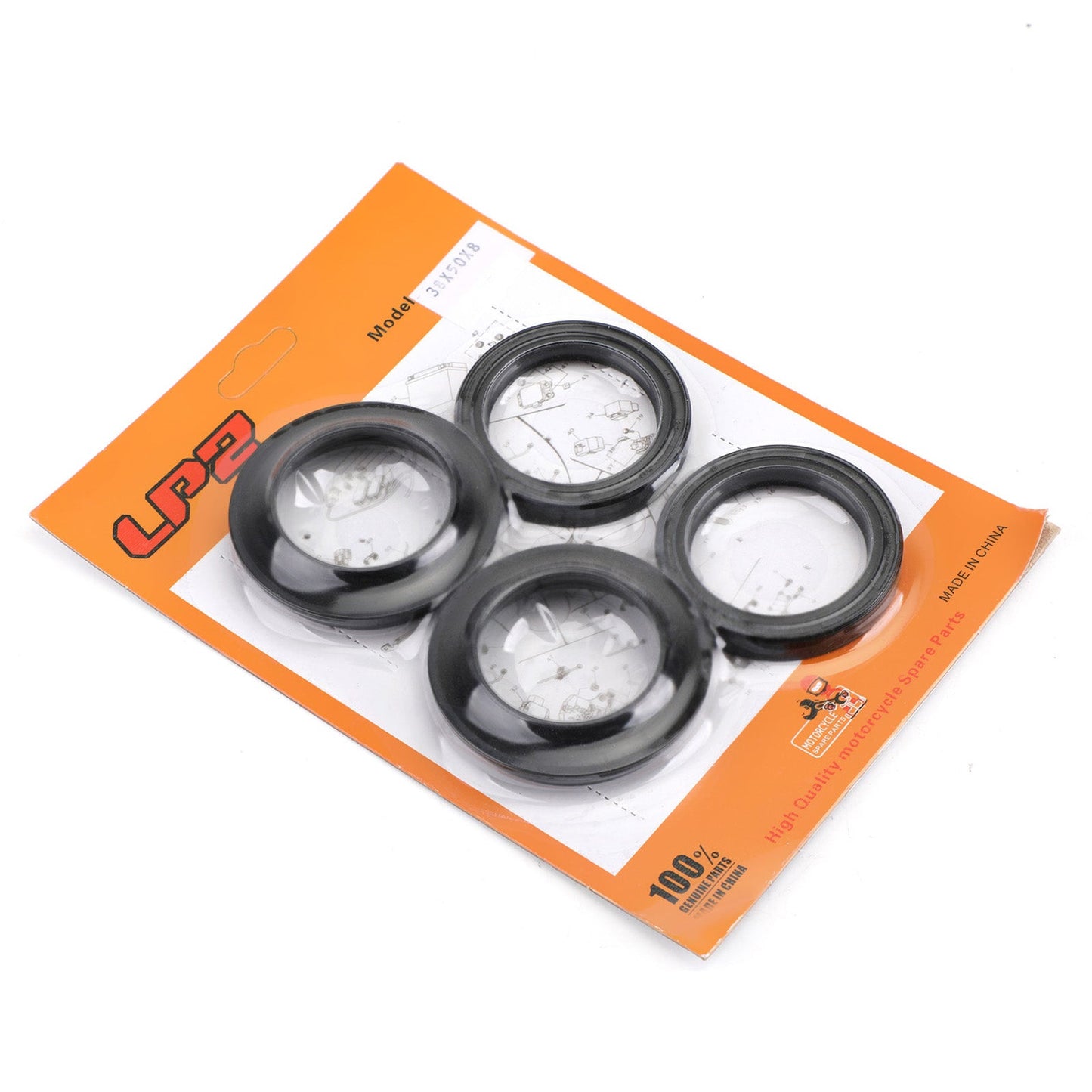 Kit Parapolvere Forcella per Kawasaki ZX500 ZX600 ZX750 ZX900 ZN1100 KZ1000 78-2001 Generico