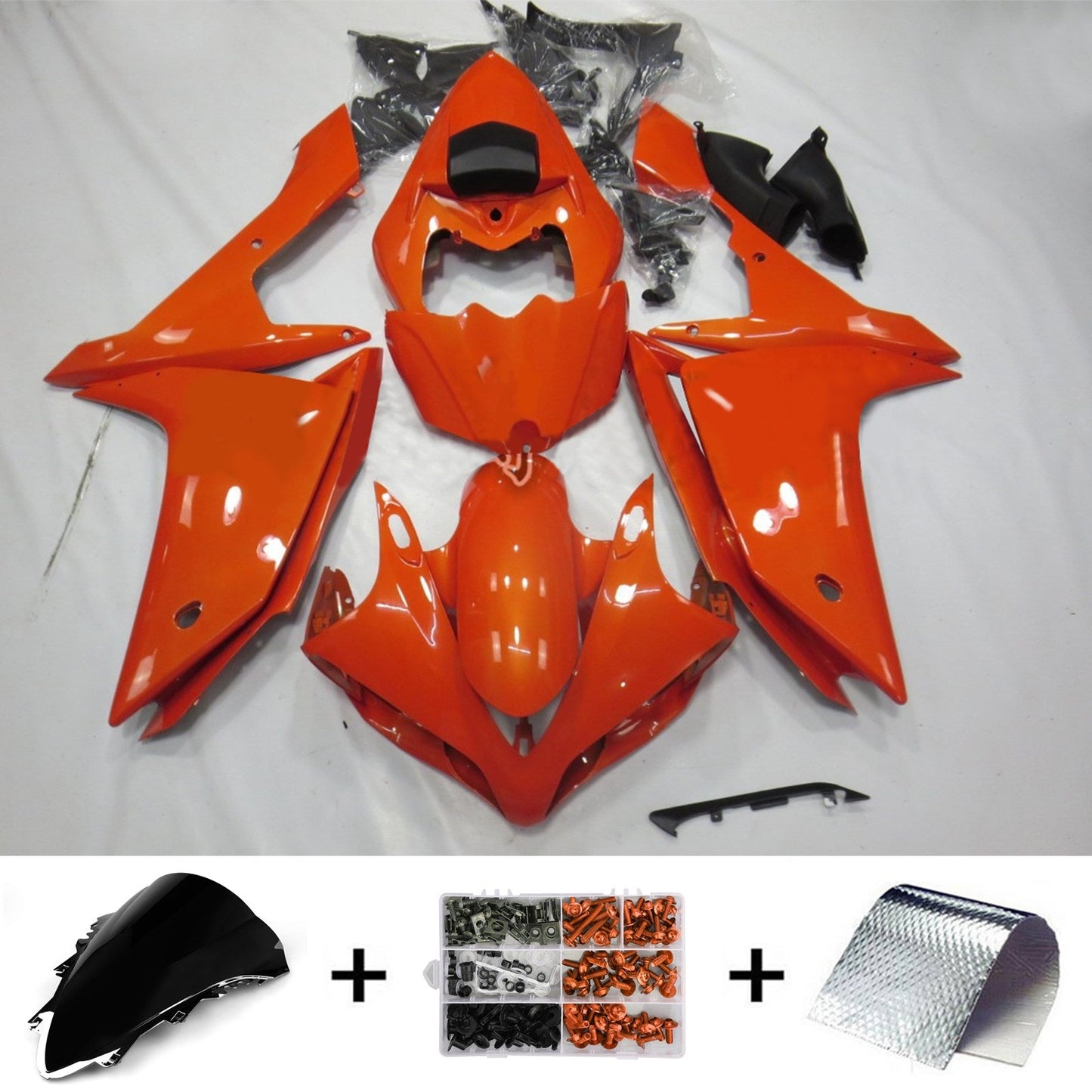 Amotopart Yamaha YZF 1000 R1 2007-2008 Kit Carena Carrozzeria Plastica ABS