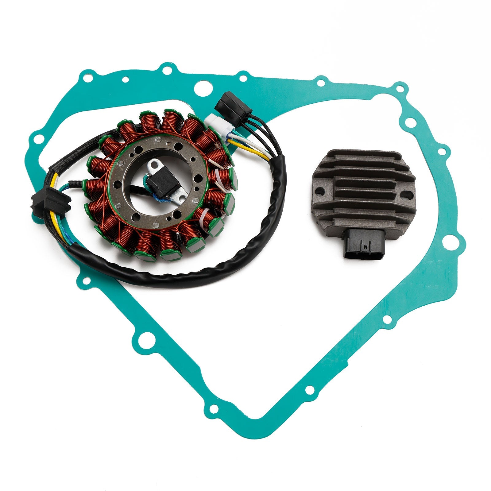 Raddrizzatore Regolatore Per Suzuki LT-Z400 E LT-R450 - Ricambio Aftermarket Con Dissipatore Di Calore - Foto 7