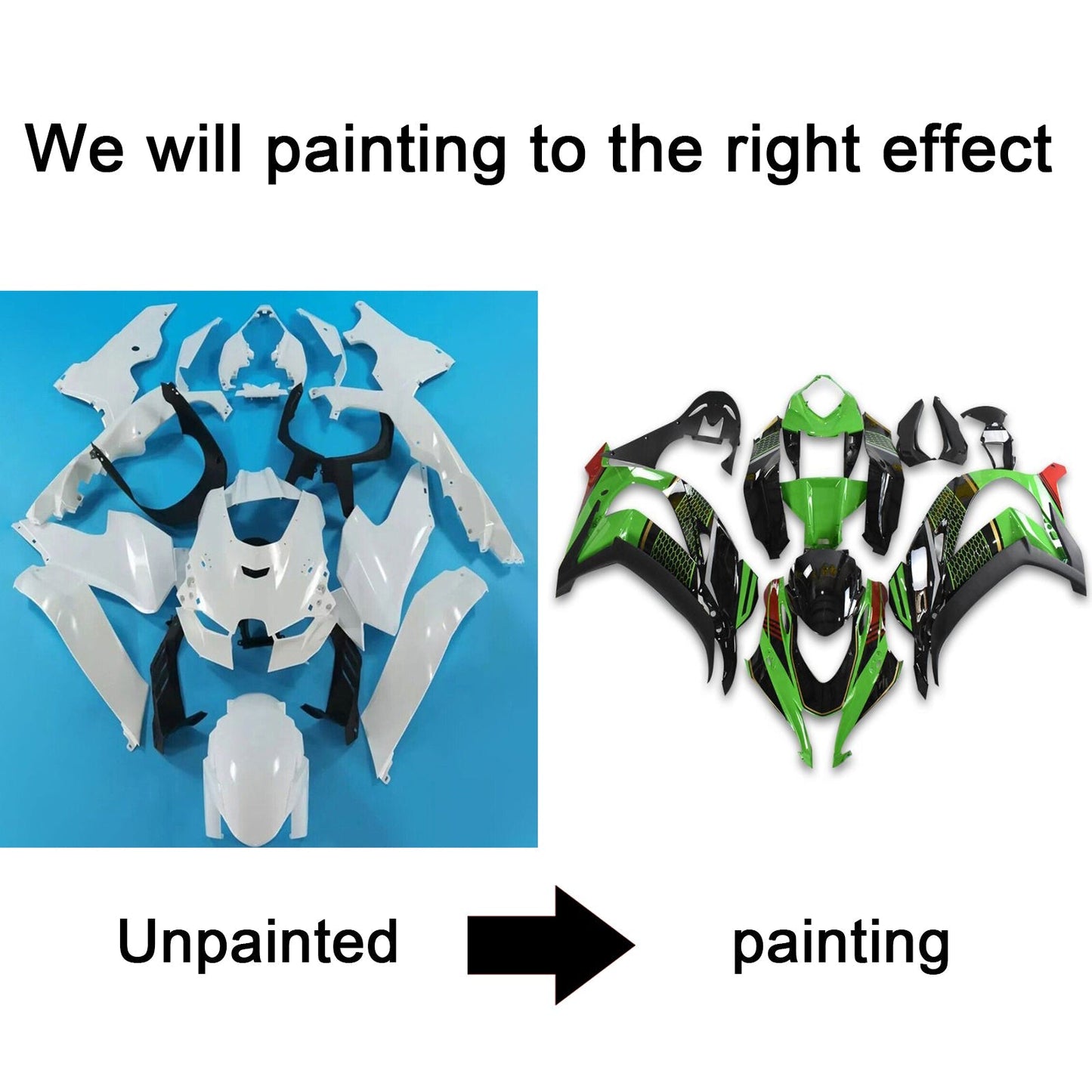 Kawasaki ZX-10R ZX10R 2021-2025 Kit Carena Carrozzeria ABS