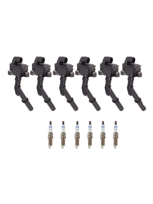 2013 Mercedes-Benz E300 V6 3.5L Bobina di accensione + Candela UF741 6 pezzi 2769063700