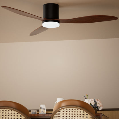 Dimmable LED  DC  Motor 42” Profile Ceiling Fan with Lights Remote/App Control