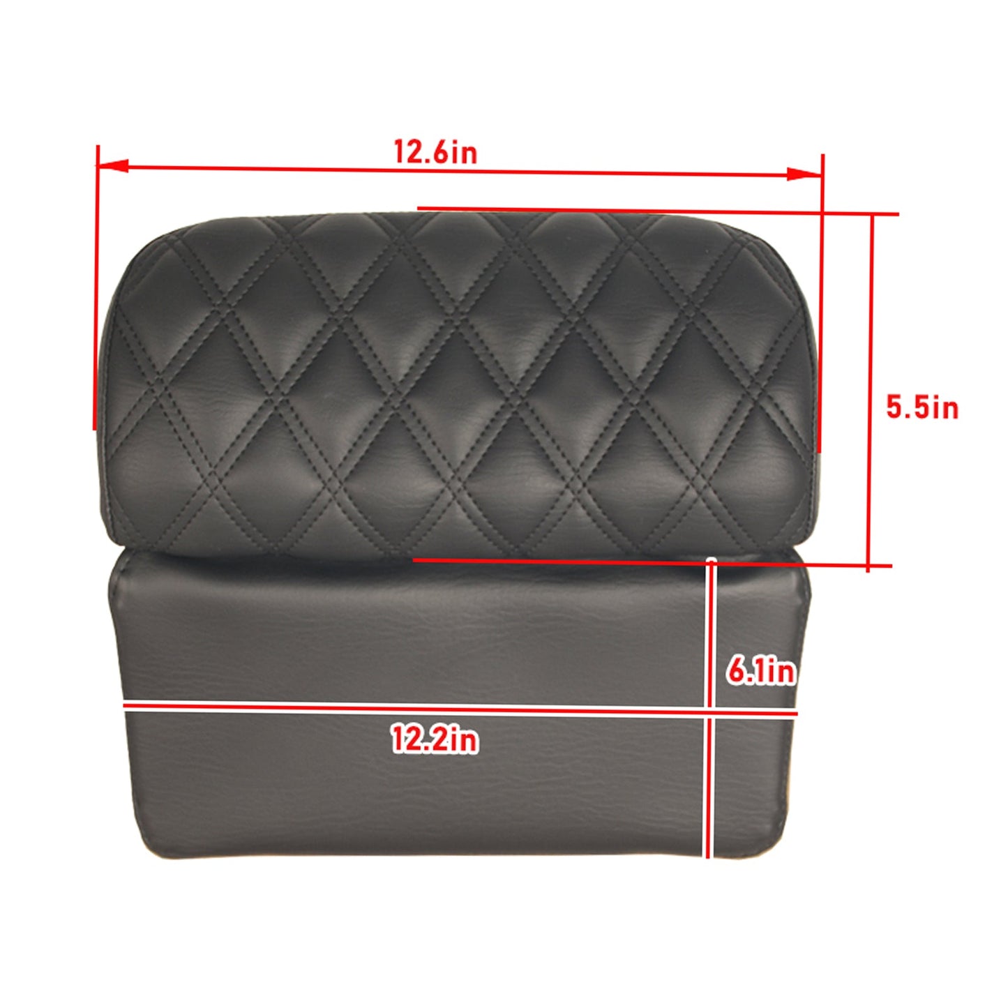 Cuscino per schienale del baule Chopped Pack adatto per Tour Pack Touring Road Glide Tri Glide