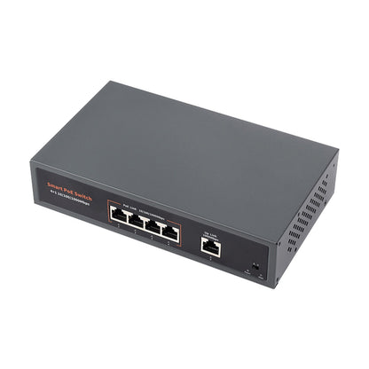 Switch Poe Gigabit Ethernet da 120 W, 10/100/1000 M, Plug Play adattivo, 4 reti