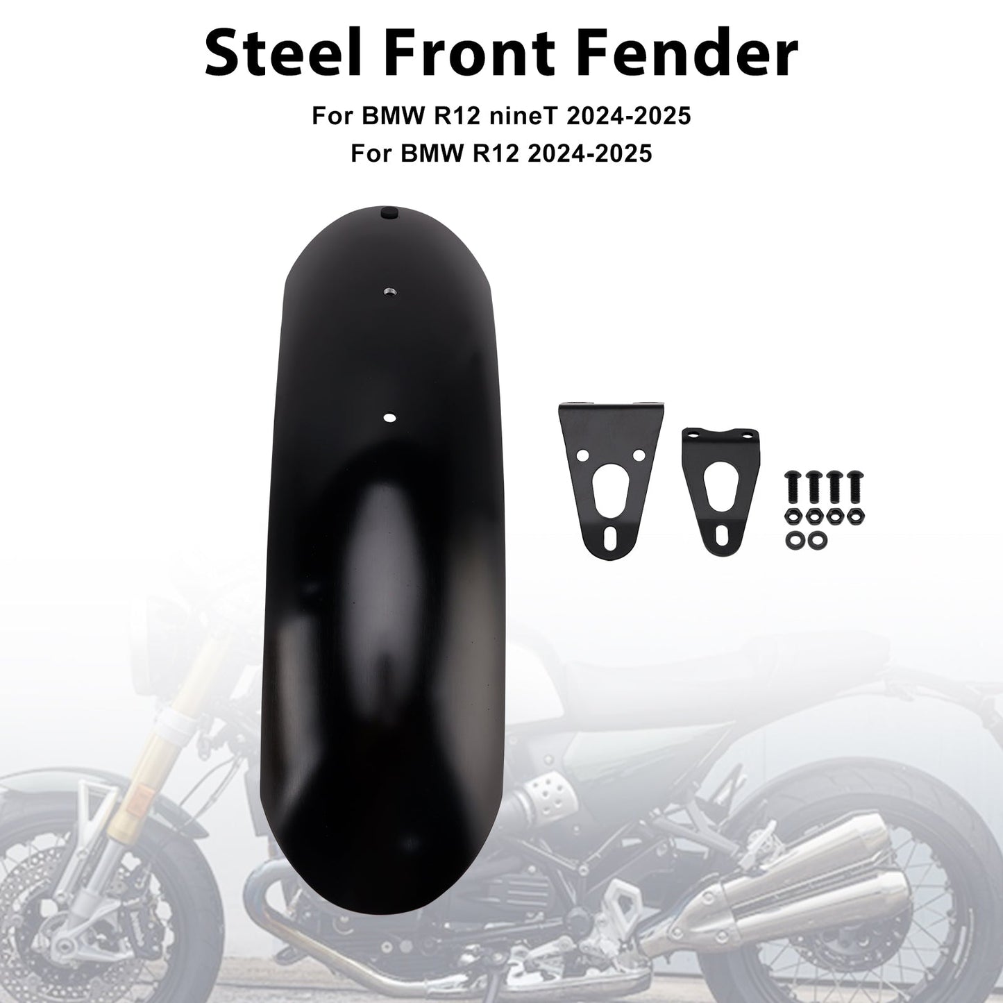 Parafango anteriore in acciaio BMW R nineT 2014-2023