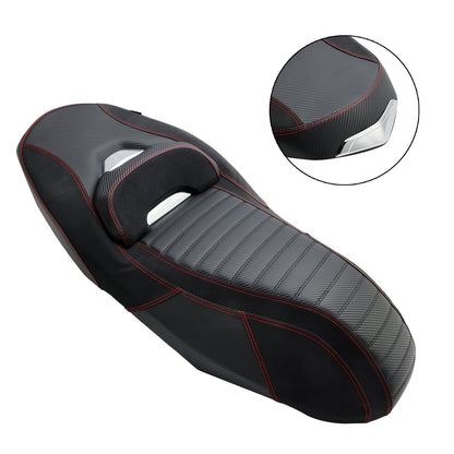 Sella passeggero completa per pilota Yamaha X-Max 300 2023-2025 con cuscino rosso