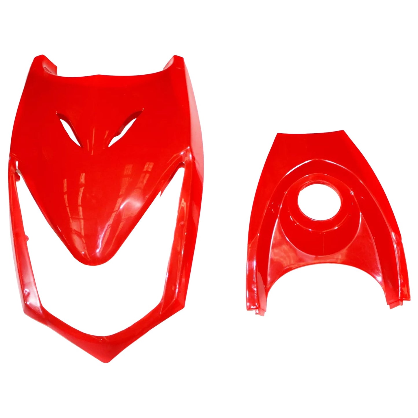 Kit di protezioni per parafanghi in plastica per 125cc Tiger Quad Dirt Bike ATV Rosso