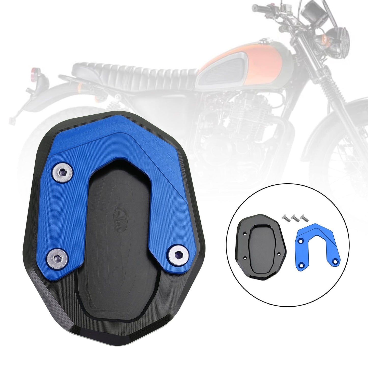 Piastra allargata per cavalletto adatta per Ducati Scrambler 400/800/1100 2015-2020