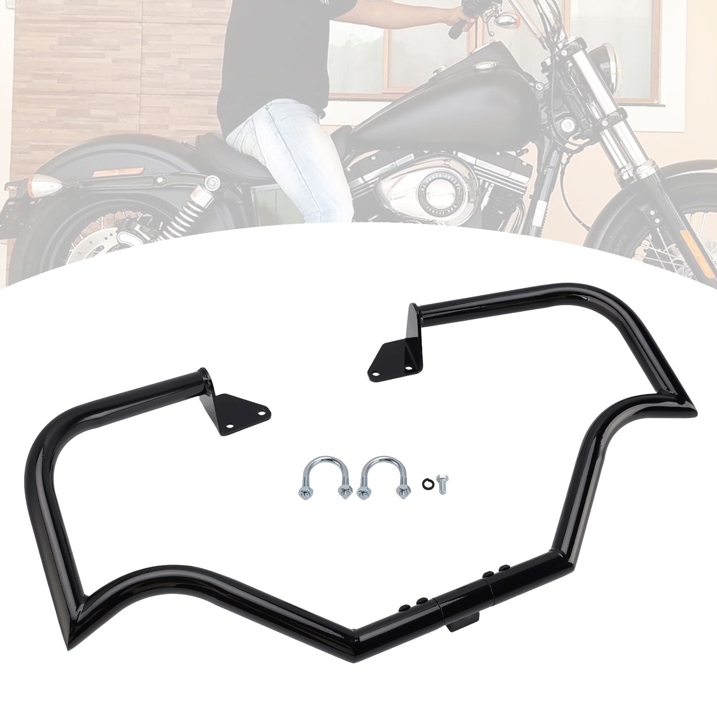 Barra di protezione paraurti motore adatta per Dyna Low Rider FXDL 2006-2017