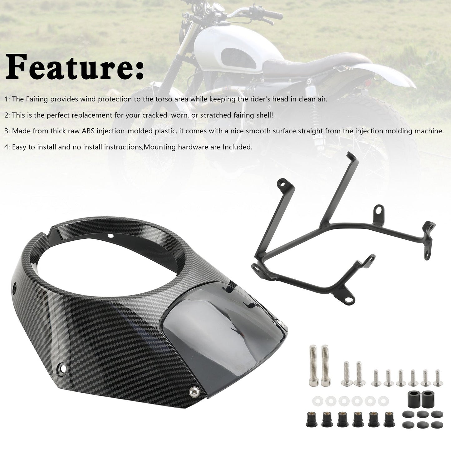 Parabrezza per cupolino per faro Honda CL300 2023