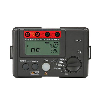 UT502A 2500V Misuratore di resistenza di isolamento Tester di terra Megohmmetro Volt
