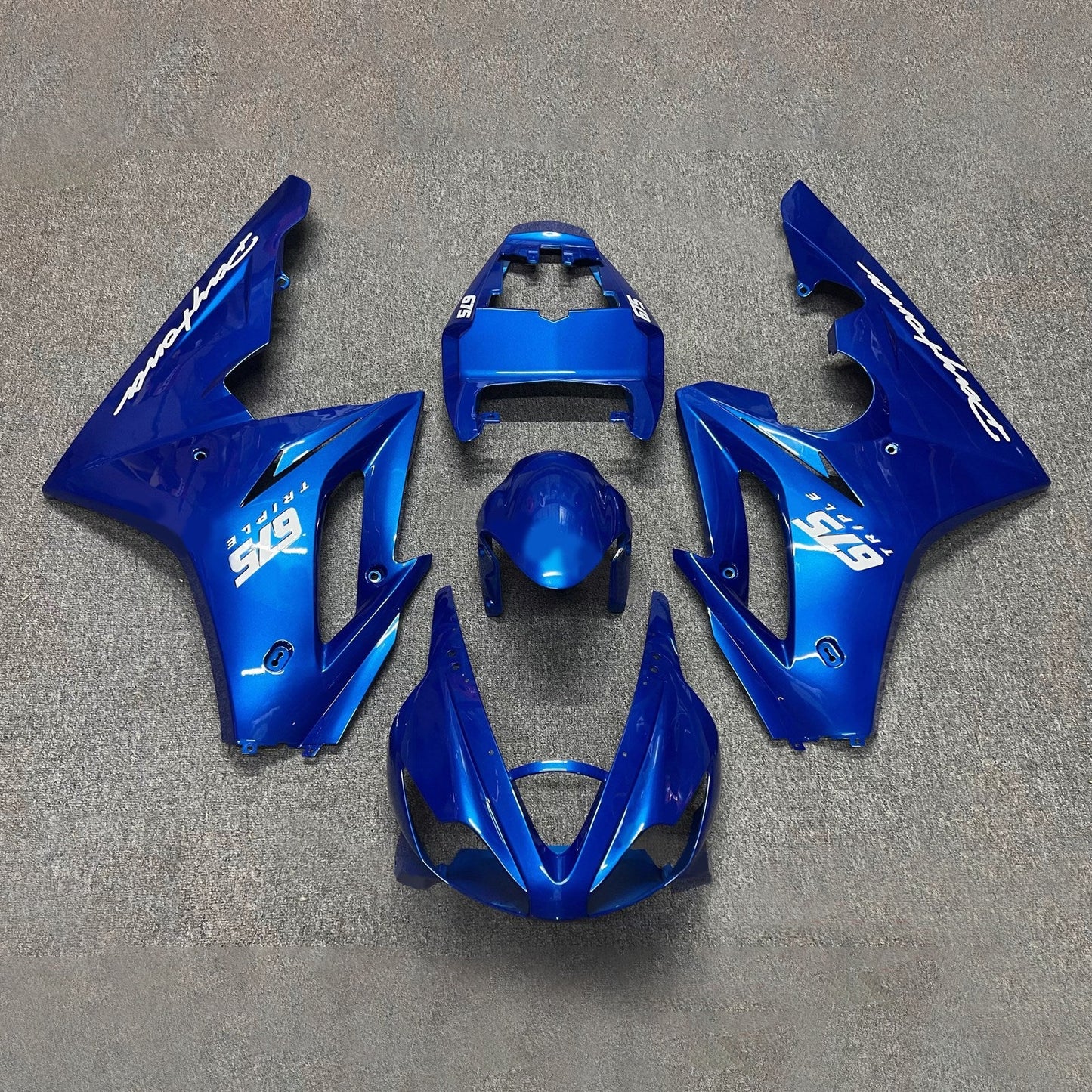 Kit carenatura Triumph Daytona 675 Injection 2006-2008 Carrozzeria Plastica ABS