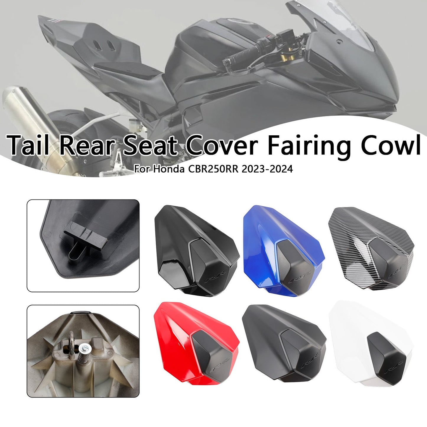 Copertura per carenatura del sedile del passeggero posteriore Honda CBR250RR 2023-2024