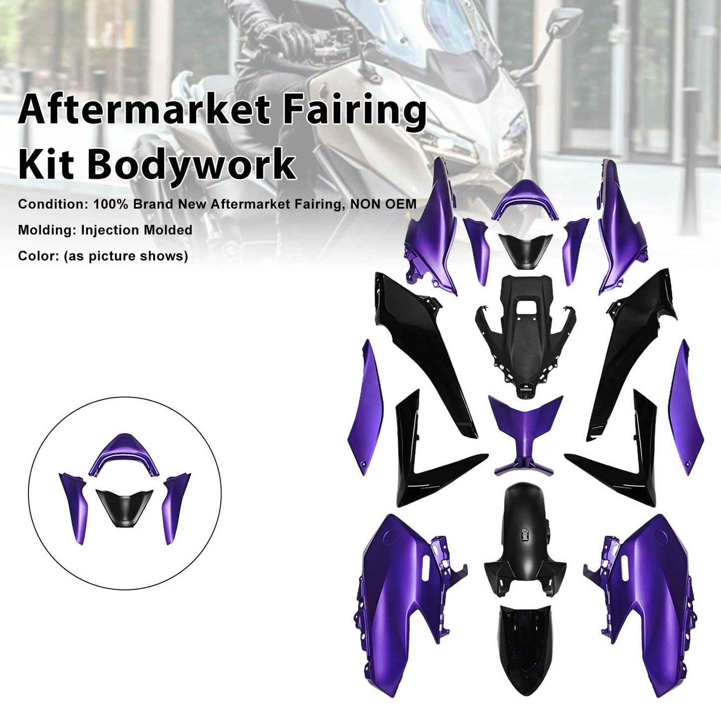 Kit di carene iniettate per Yamaha TMAX560 2025-2026