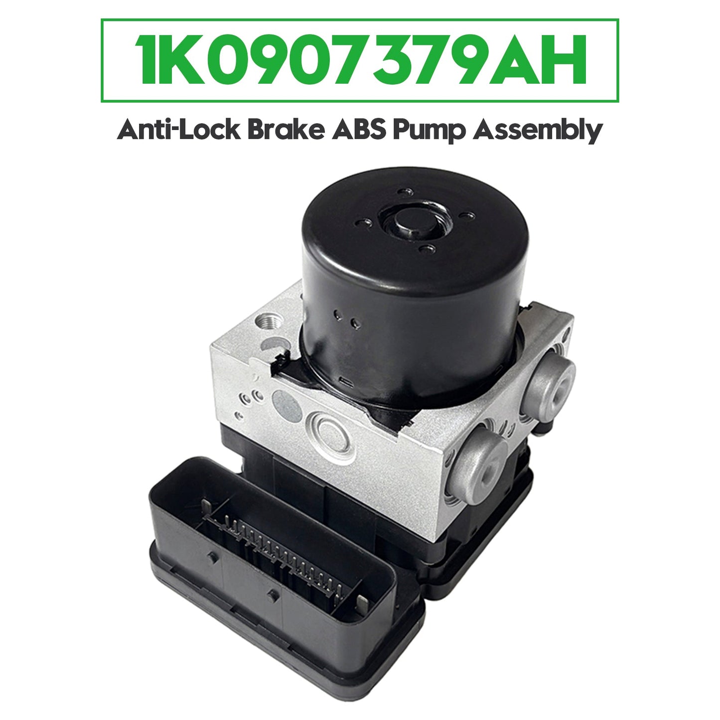 Gruppo pompa ABS per sistema antibloccaggio freni (ABS) per Skoda Octavia II (Mk2 FL) 2.0 TSI/TDI, anni 2008-2013, codice 1K0907379AH.