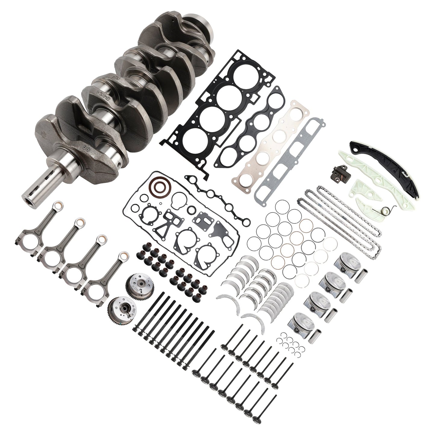 Kit di revisione motore Hyundai KIA G4KF 2.0T, albero motore, bielle, fasatura 231112G430 234102G400 (copia)