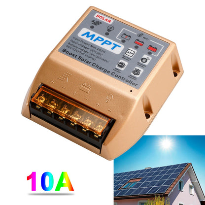 Regolatore solare MPPT Boost 10A/20A/30A 24V36V48V60V72V APP mobile Controllo intelligente