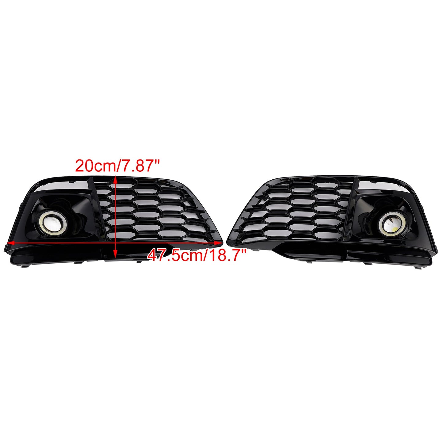 Copertura griglia fendinebbia per Audi Q5 SQ5 2018-2022, codice 80A807680L, pre-restyling con ACC.