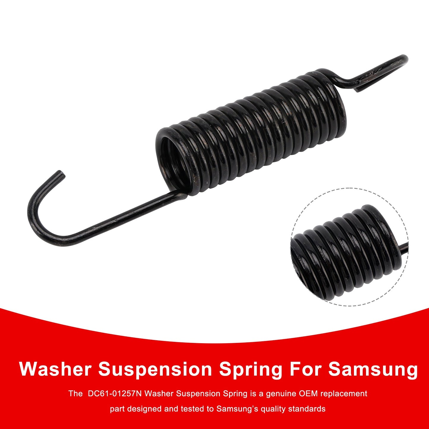 1PC DC61-01257N Molla di sospensione per lavatrice per Samsung sostituisce 592-49396 592-49474