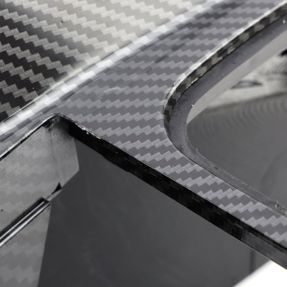 Rivestimento per console centrale auto VW Golf Jetta 1999-2005 1J1863201D con motivo in fibra di carbonio