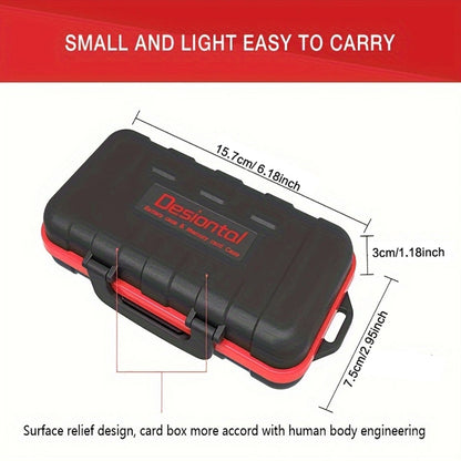 Scatola protettiva per scheda di memoria della fotocamera Scatola per batteria della fotocamera Set di scatole di archiviazione per schede SD/TF