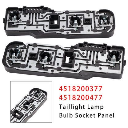 Pannello portalampada fanale posteriore sinistro e destro per Smart Fortwo 2008-2018, codice 4518200377