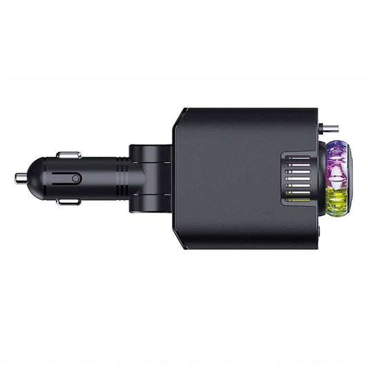 Caricabatterie per auto super veloce da 120 W con cavo retrattile Caricabatterie intelligente per deodoranti per ambienti