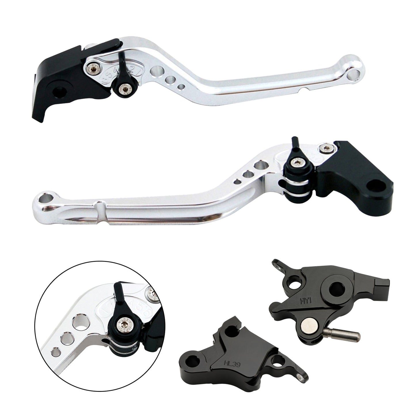 Leva frizione freno lunga adatta per CFMOTO 700CL-X Heritage 2021-2024