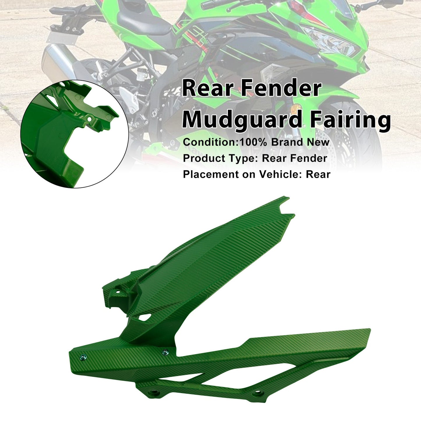 Carenatura parafango posteriore Kawasaki ZX-25R ZX-4R ZX-4RR 2020-2025