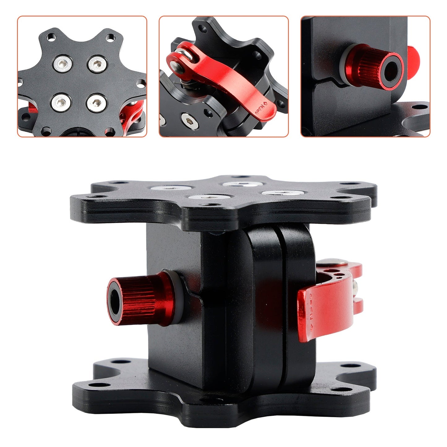 Adattatore per mozzo a sgancio rapido per volante Thrustmaster/Logitech/Simagic da 70 mm