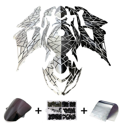 Kit carenatura iniezione in plastica ABS adatto per Kawasaki ZX6R 636 2013-2018