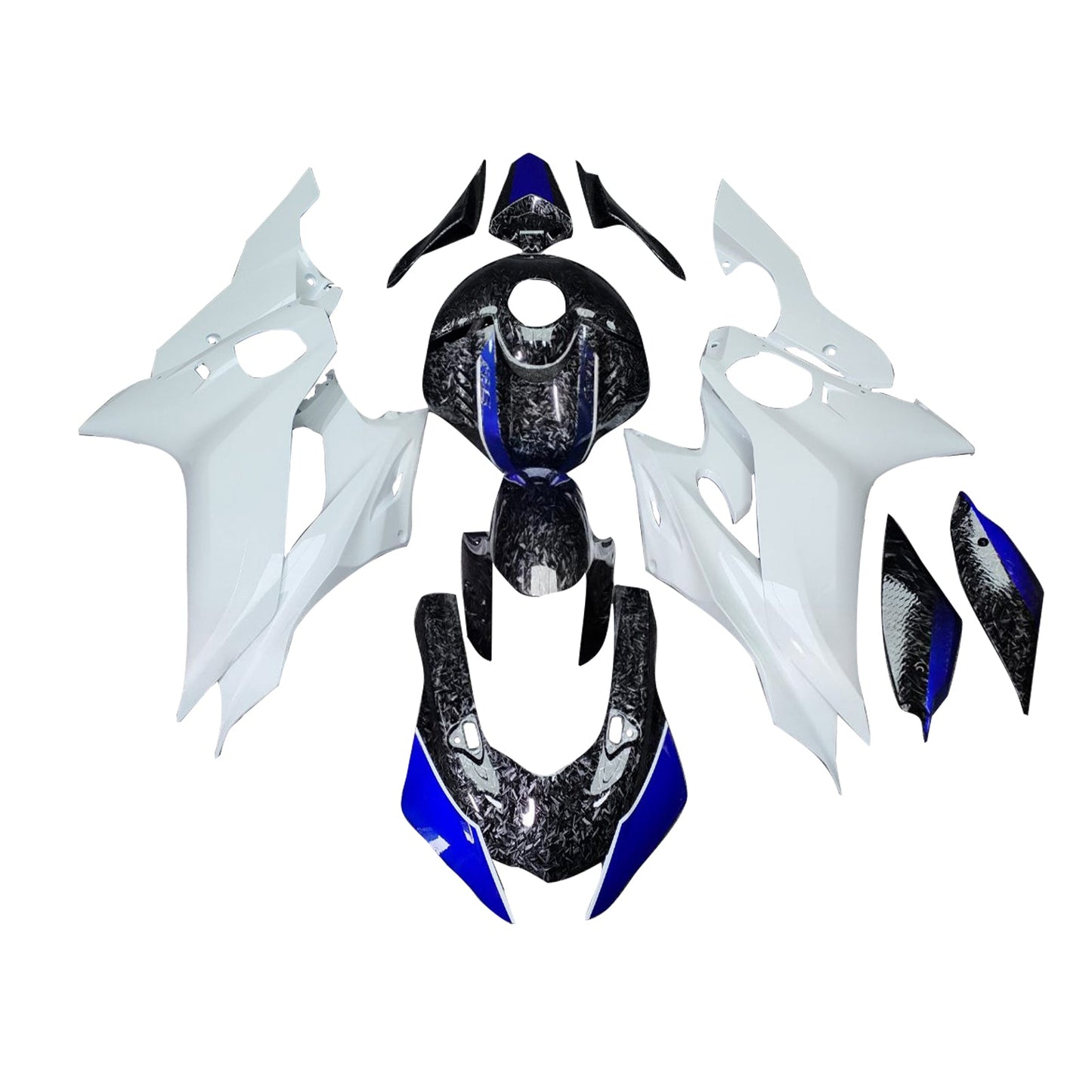 Kit carenatura iniezione in plastica ABS adatto per Yamaha YZF-R6 2017-2023