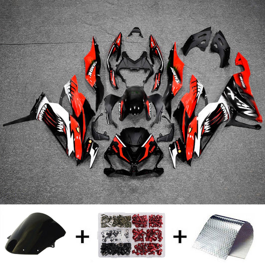 Kit carenatura iniezione in plastica ABS adatto per Kawasaki ZX6R 2019-2023