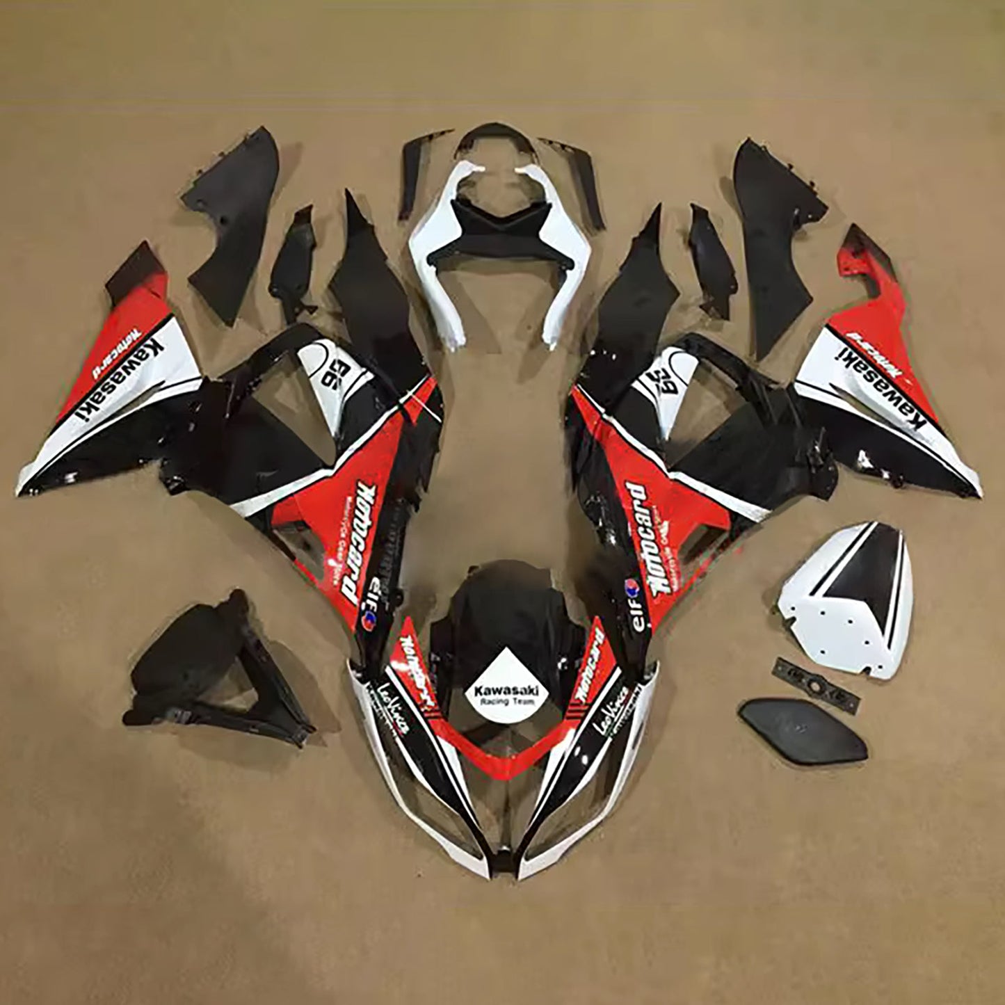 Kit carenatura iniezione in plastica ABS adatto per Kawasaki ZX6R 636 2013-2018