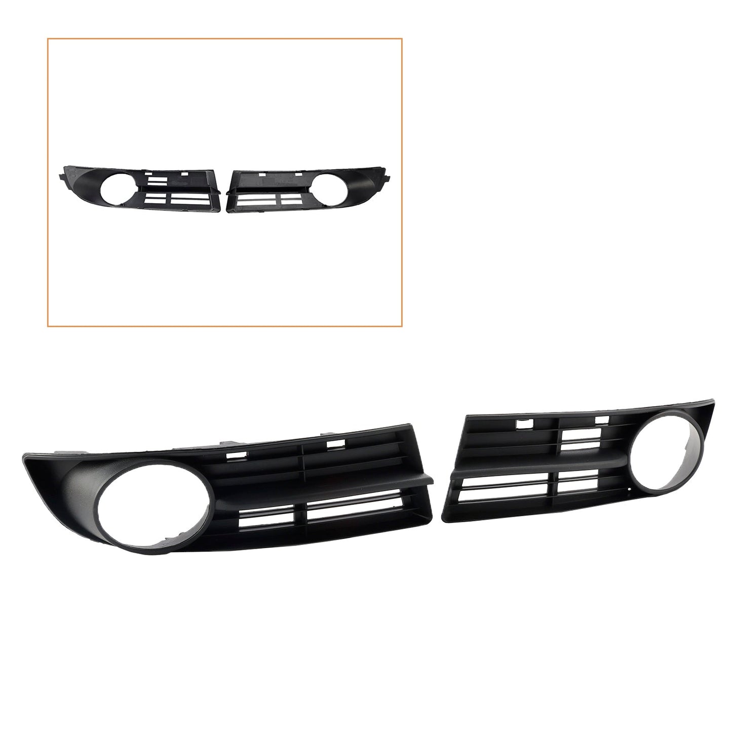 2003.02-2006.12 VOLKSWAGEN TOURAN (1T) Pre-Facelift Paraurti anteriore Griglia fendinebbia 1T0807666A 1T0853665A9B9