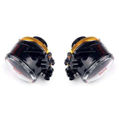 Coppia di fendinebbia per paraurti anteriore sinistro e destro per Volkswagen Golf 5 2004-2009, versione USA