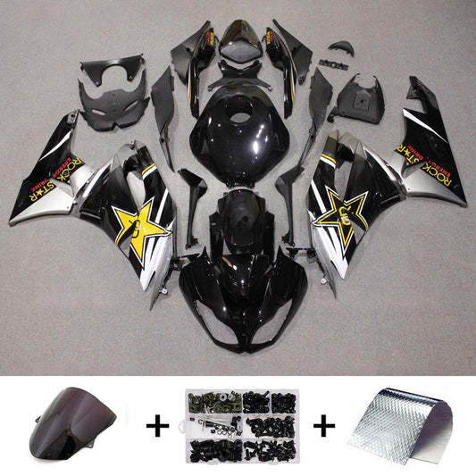 Kit carenatura iniezione in plastica ABS adatto per Kawasaki ZX6R 636 2009-2012
