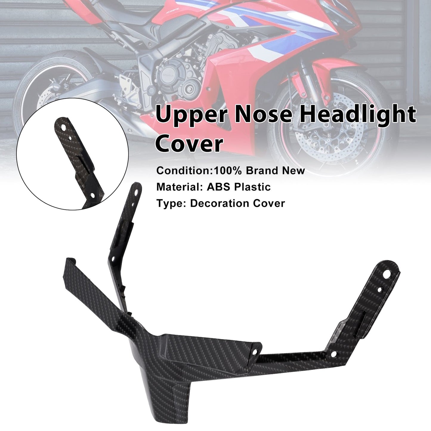 Carenatura del faro anteriore superiore Honda CBR650R 2024-2025