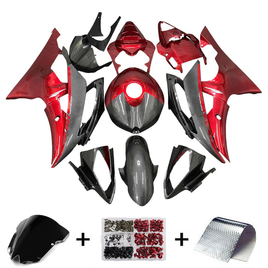 Kit carenatura iniezione plastica ABS per Yamaha YZFR6 YZF-R6 2008-2016
