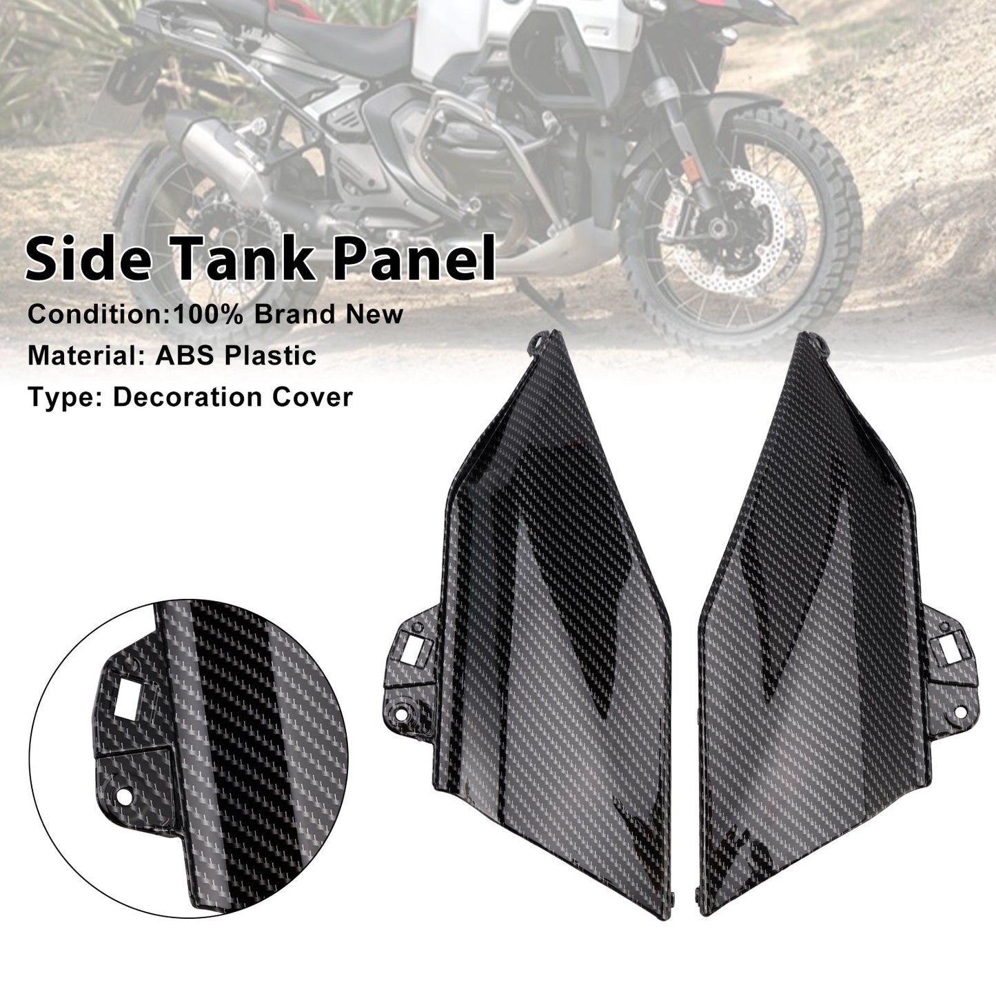 Carenatura del pannello centrale del serbatoio laterale BMW R1300GS 2024-2025