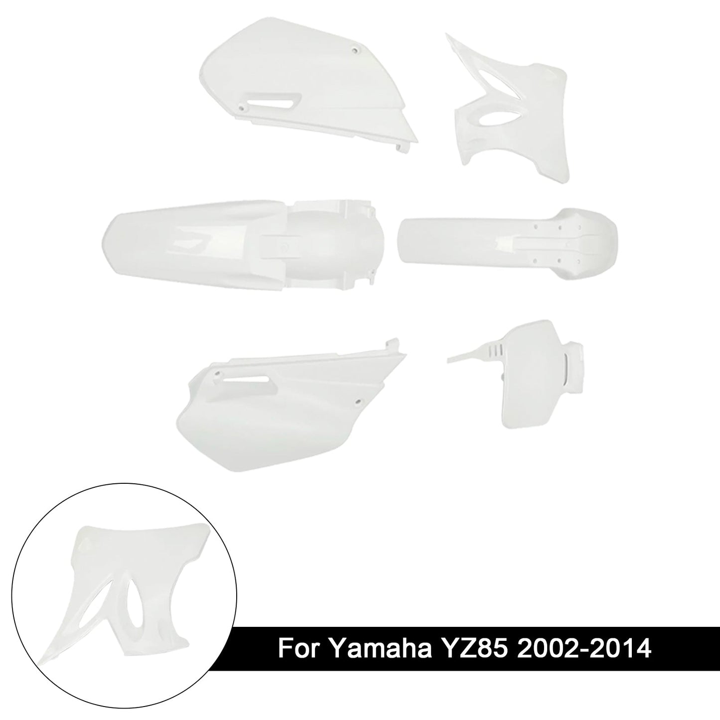 Kit di carenatura in plastica per parafango per Yamaha YZ85 2002-2014