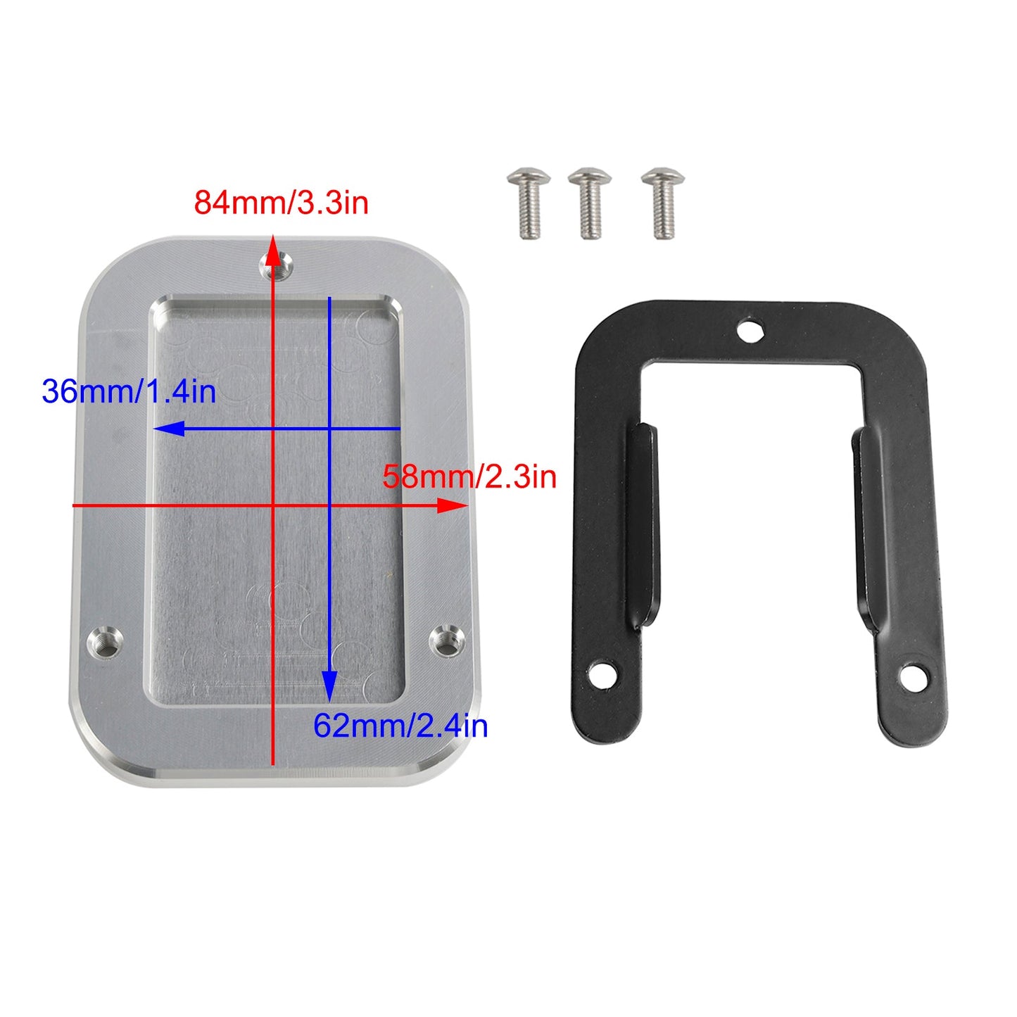 Piastra di estensione del cavalletto adatta per INTERCEPTOR 650 2018-2023 GT 650 2019-2023