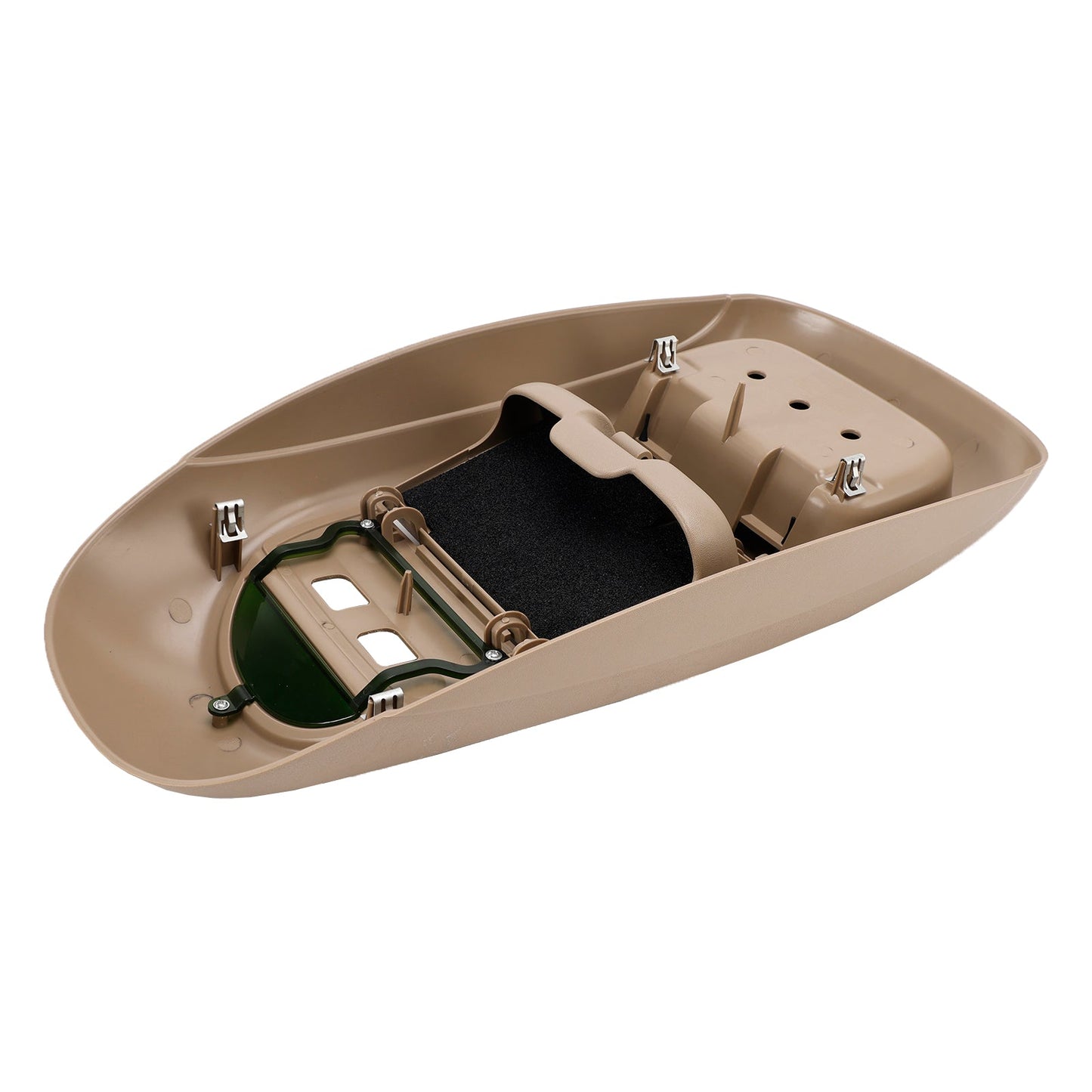 Gruppo console superiore Super Duty Ford F250 F-350 F-450 F-550 2002-2004 senza tettuccio apribile marrone chiaro