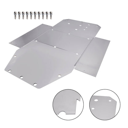 Piastra paramotore in alluminio per protezione telaio Polaris RZR 800 2008-2014
