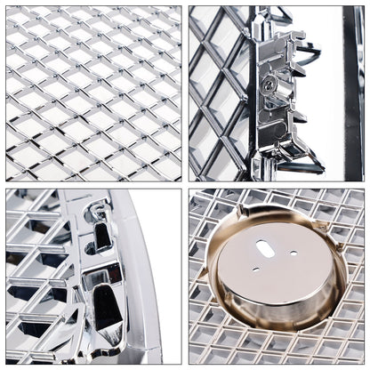 Griglia paraurti anteriore stile Jaguar XF XF-R 2012-2015 cromata