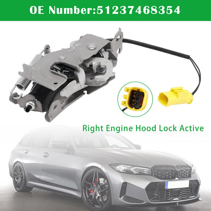 Blocco cofano motore destro attivo 51237468354 per BMW Serie 1 F40 Serie 3 G20/G21 2019-2024