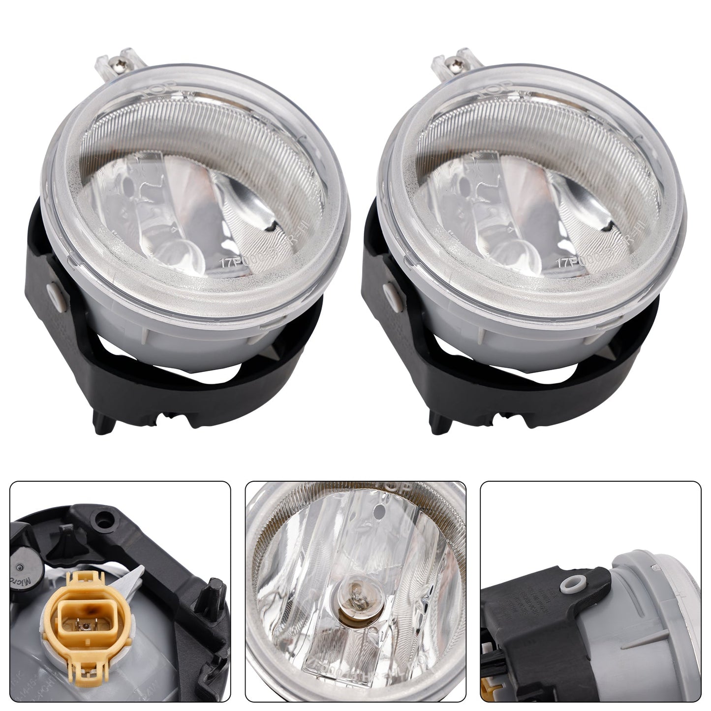 Coppia di fendinebbia anteriori per Jeep Compass Dodge Charger Caliber 5182025AA
